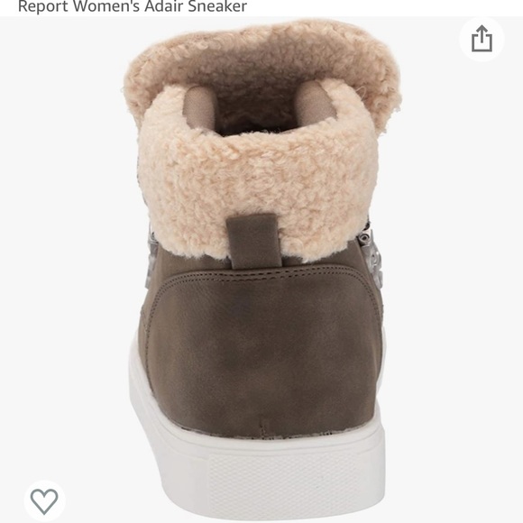 BNWT and in box faux fur sneaker - Picture 4 of 8